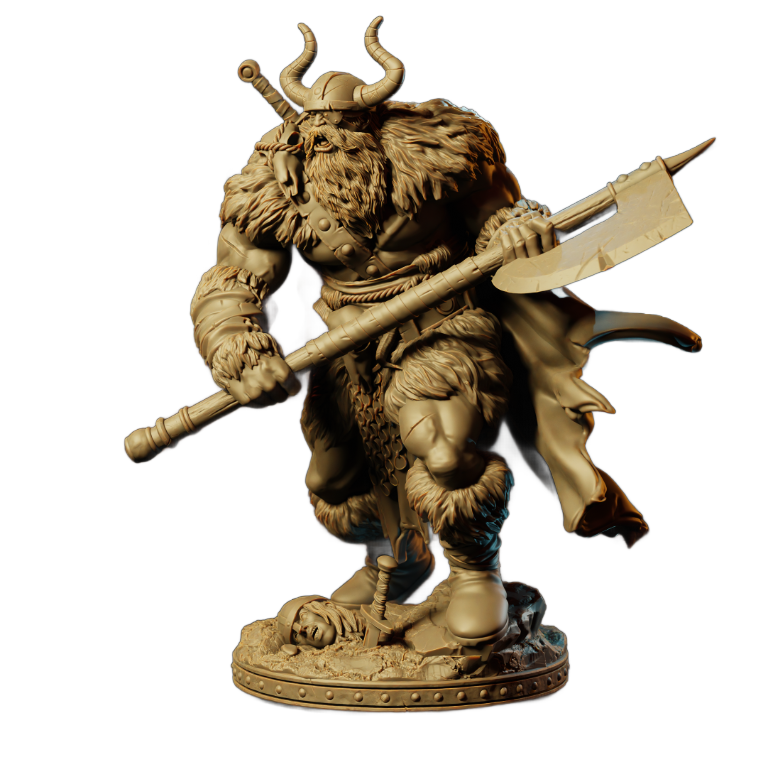 Berserker Viking Warrior Miniature