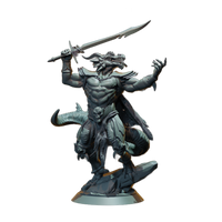 Dragonborn Warlord Miniature