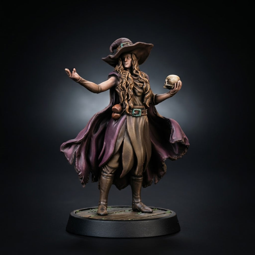 Necromancer Sorceress Miniature