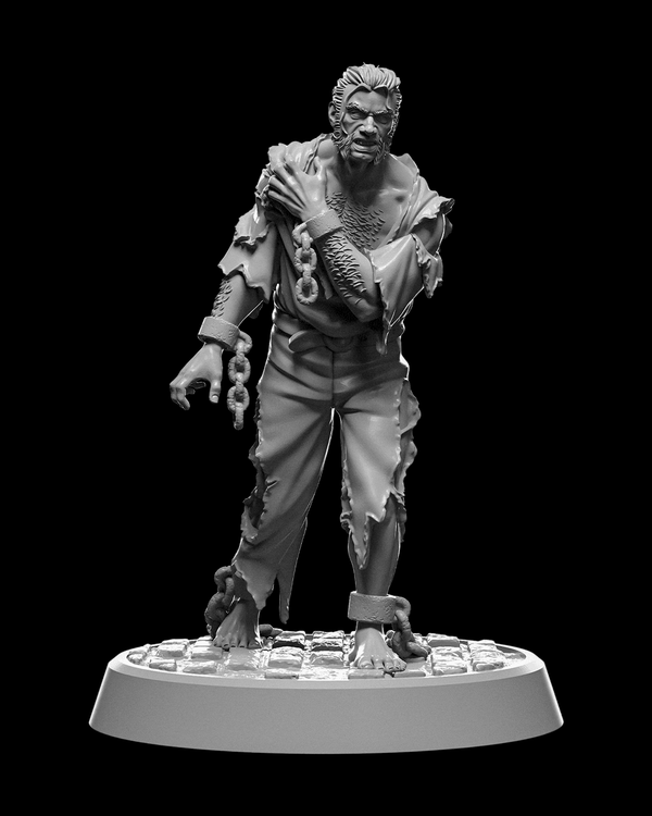 Arnou Chained Human Prisoner Miniature