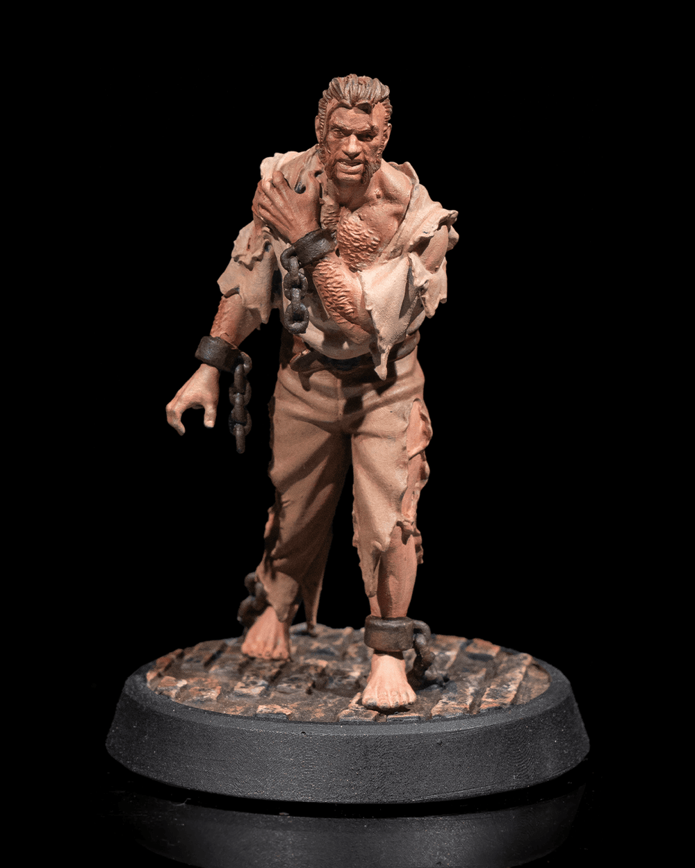 Arnou Chained Human Prisoner Miniature