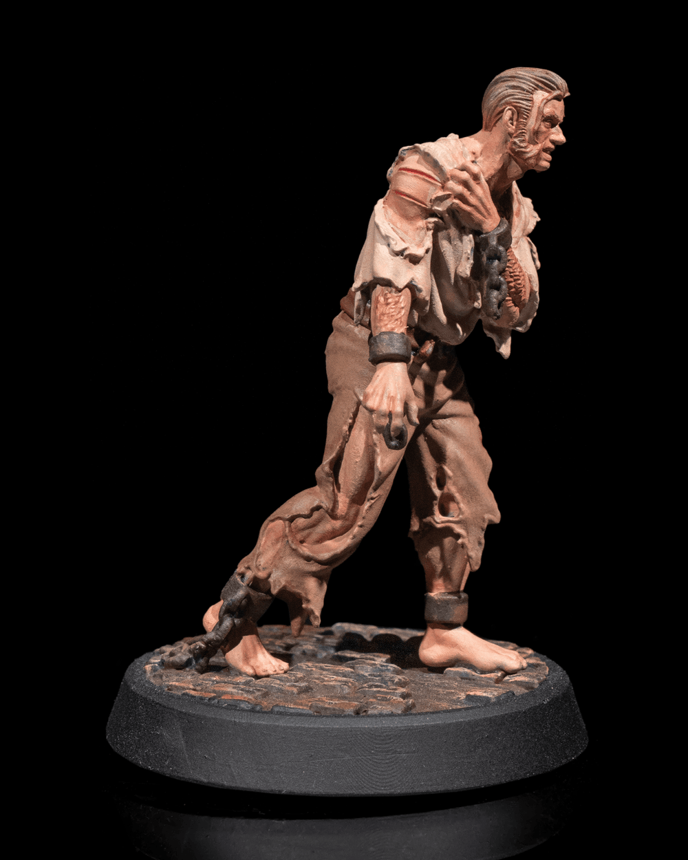 Arnou Chained Human Prisoner Miniature