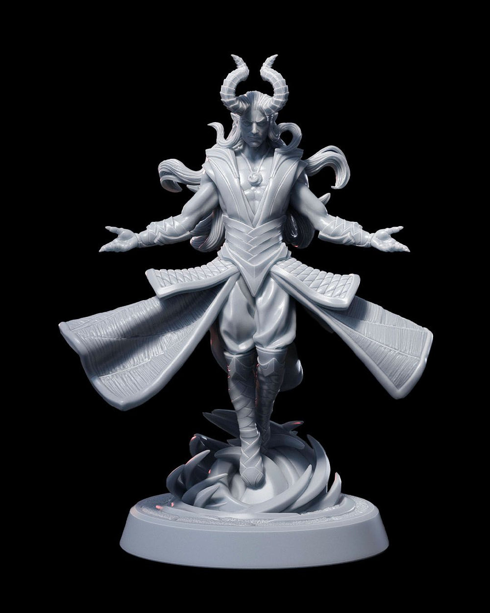 Caleb Horned Sorcerer Tabletop Miniature