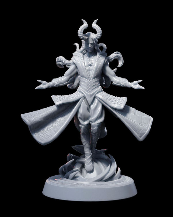 Caleb Horned Sorcerer Tabletop Miniature