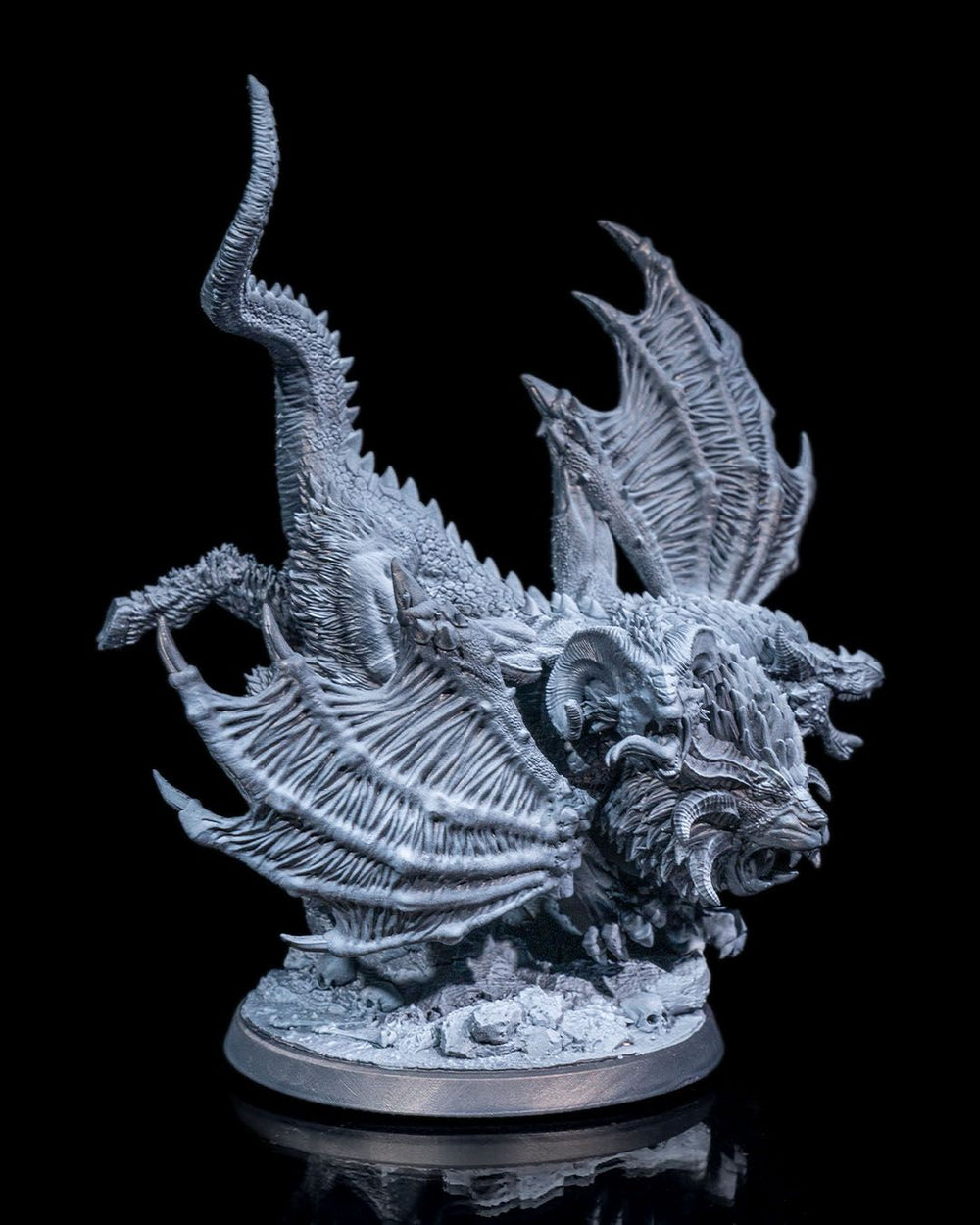 Chimera Multi-Headed Beast Miniature