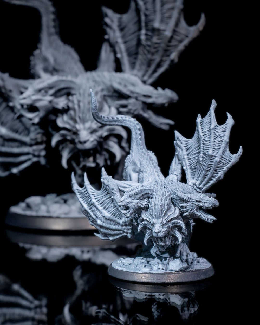 Chimera Multi-Headed Beast Miniature