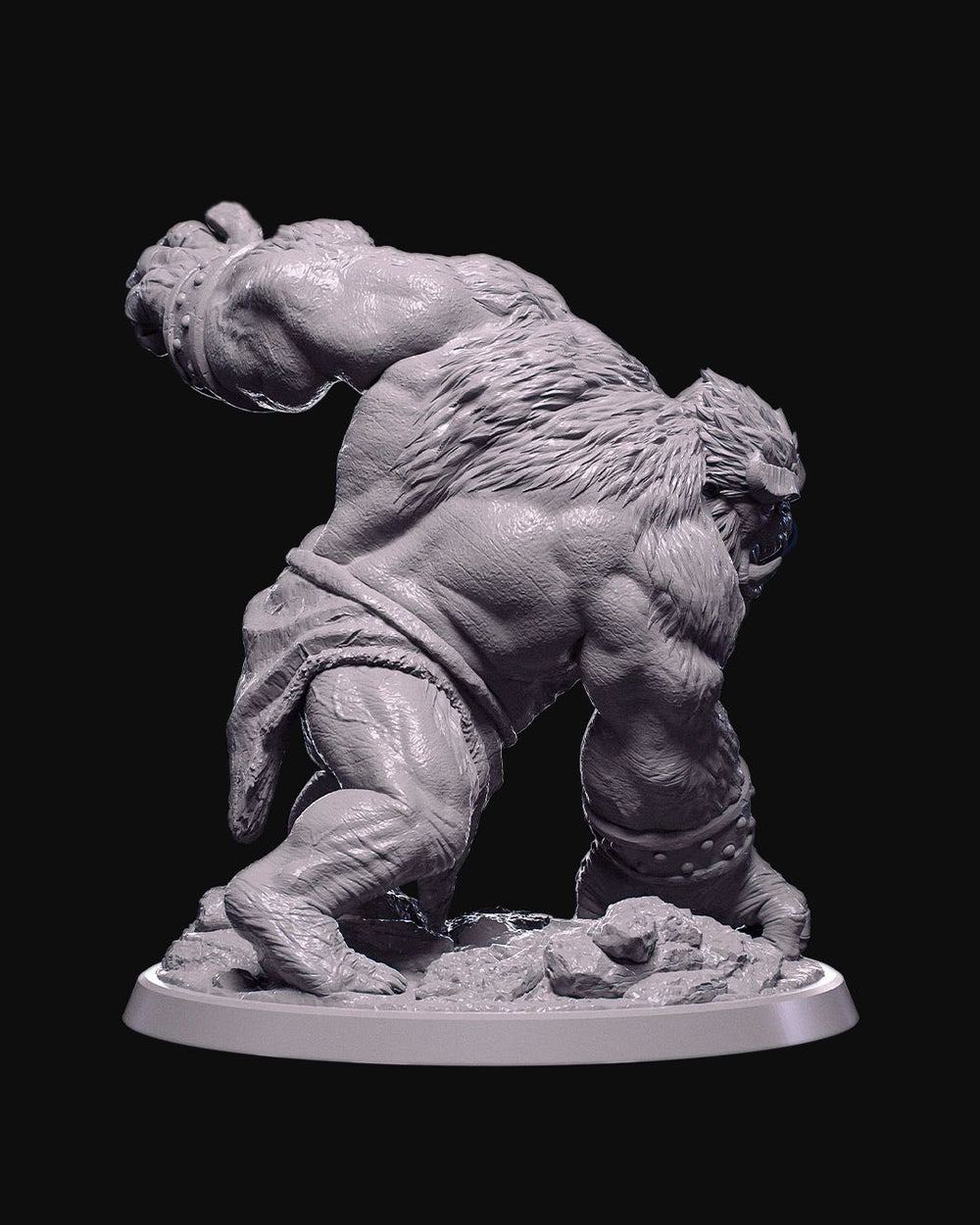 Demon Brute Berserker Monster Miniature