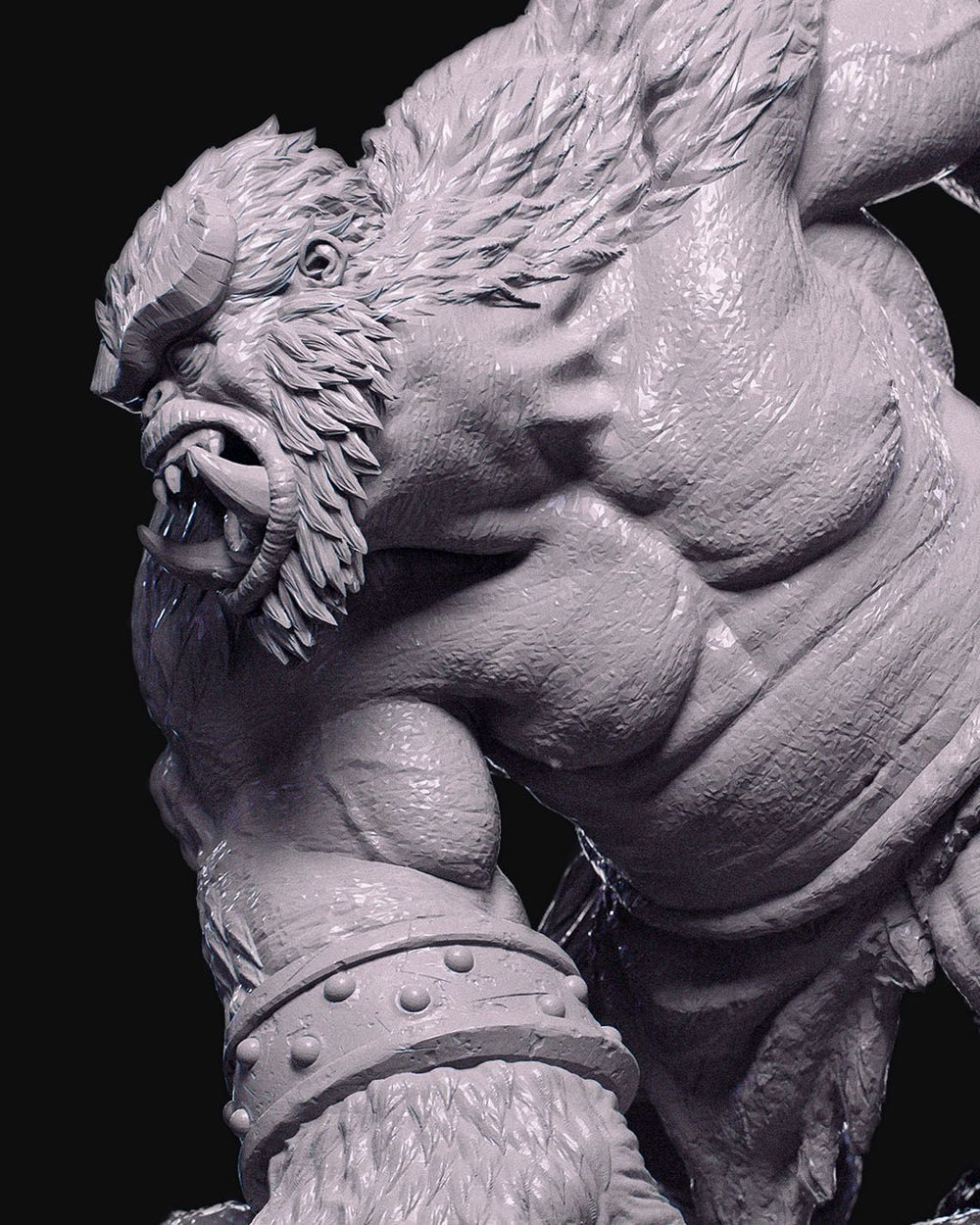 Demon Brute Berserker Monster Miniature