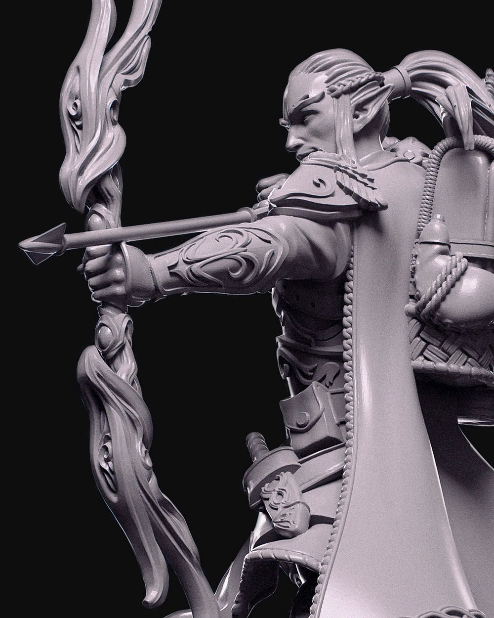 Elduin Alaren Elf Archer Miniature