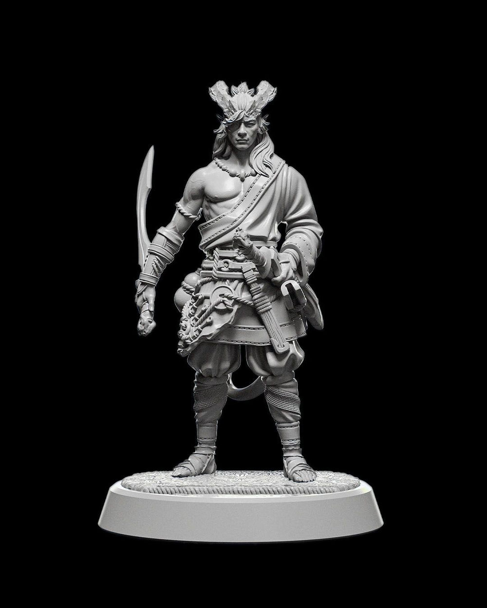 Kamus Warrior Hero Tabletop Miniature