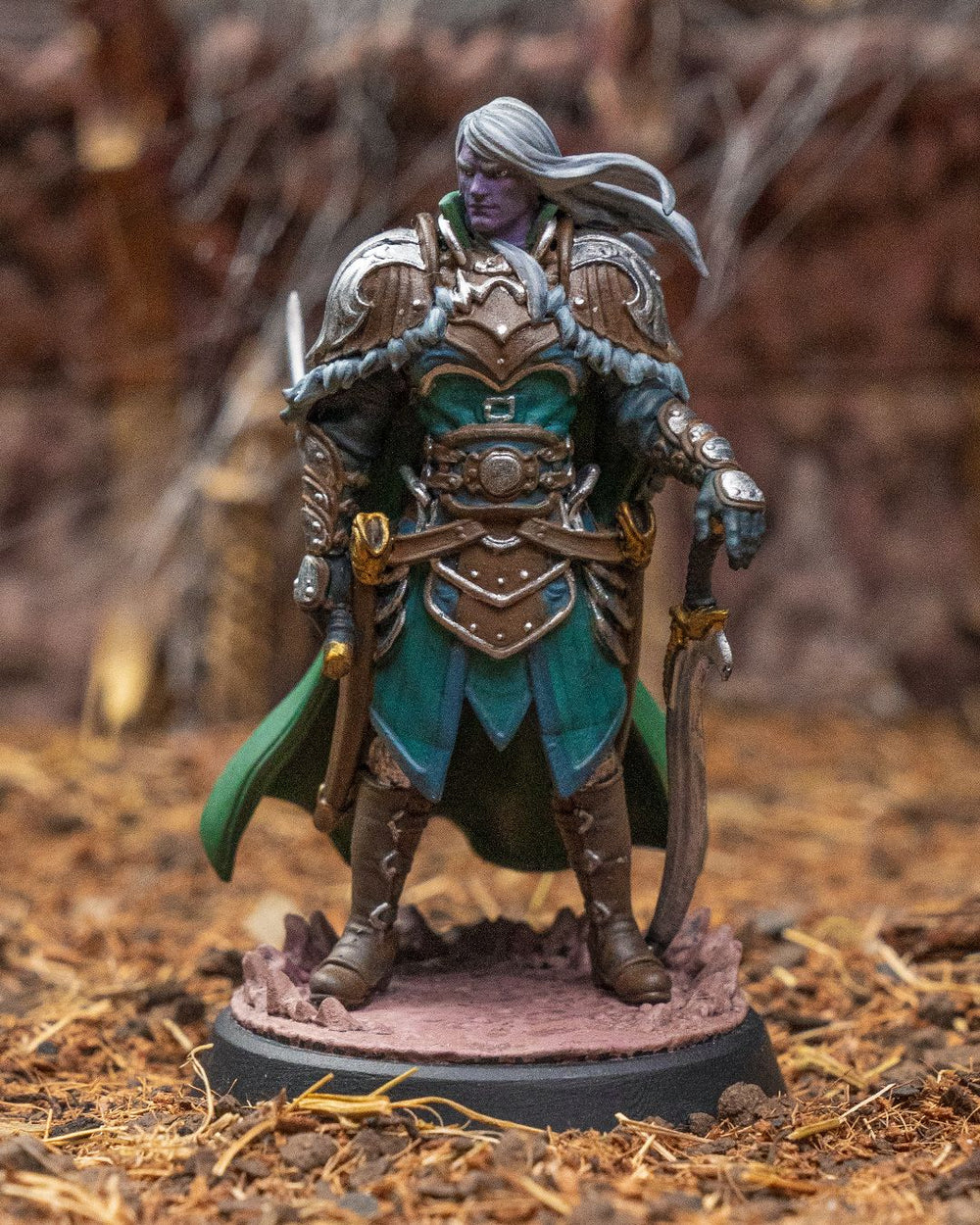 Levin Dual-Blade Warrior Fantasy Miniature