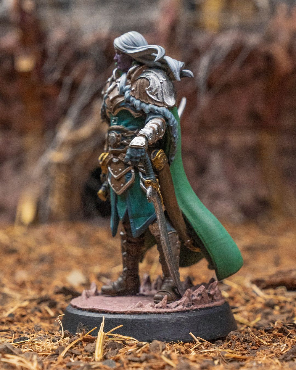 Levin Dual-Blade Warrior Fantasy Miniature