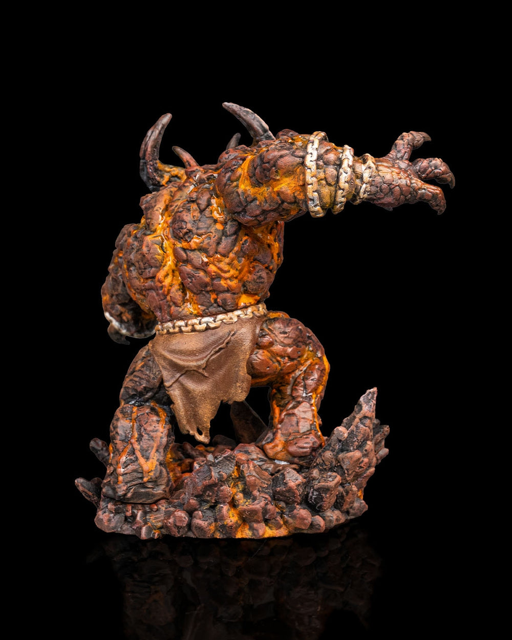 Magma Golem Demon Miniature Figure