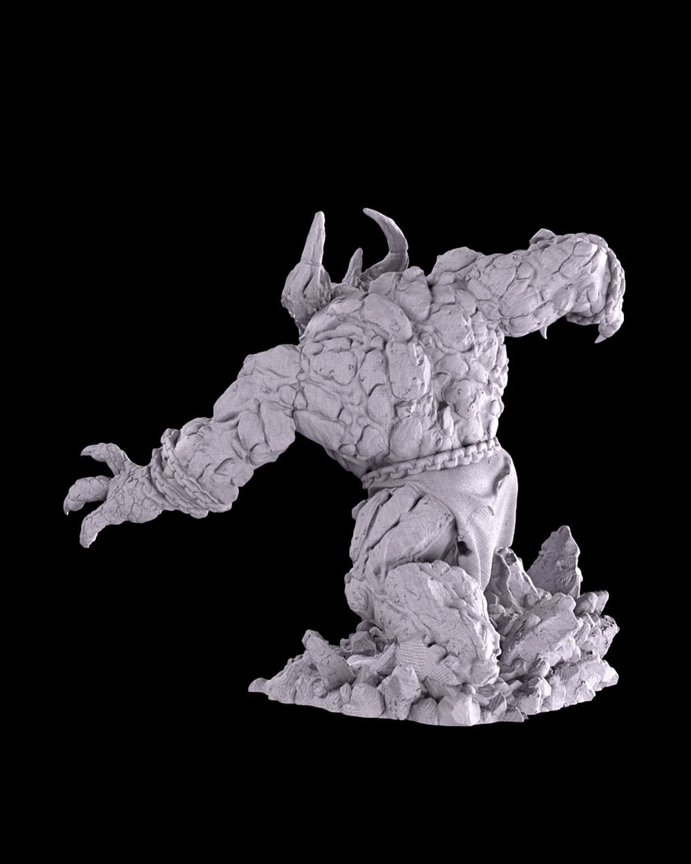 Magma Golem Demon Miniature Figure