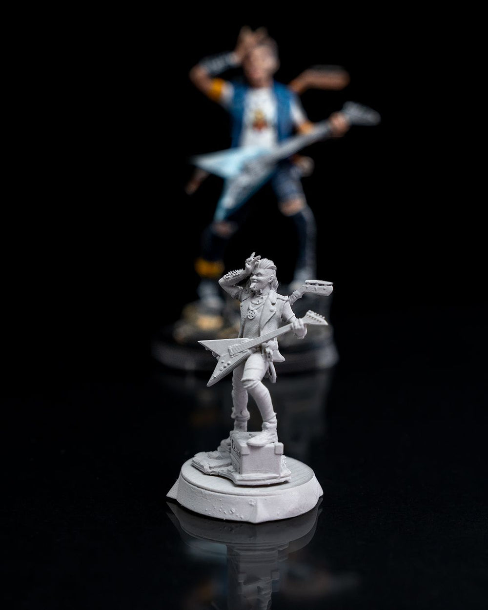 Rock Guitarist NPC Tabletop Miniature