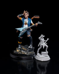 Rock Guitarist NPC Tabletop Miniature